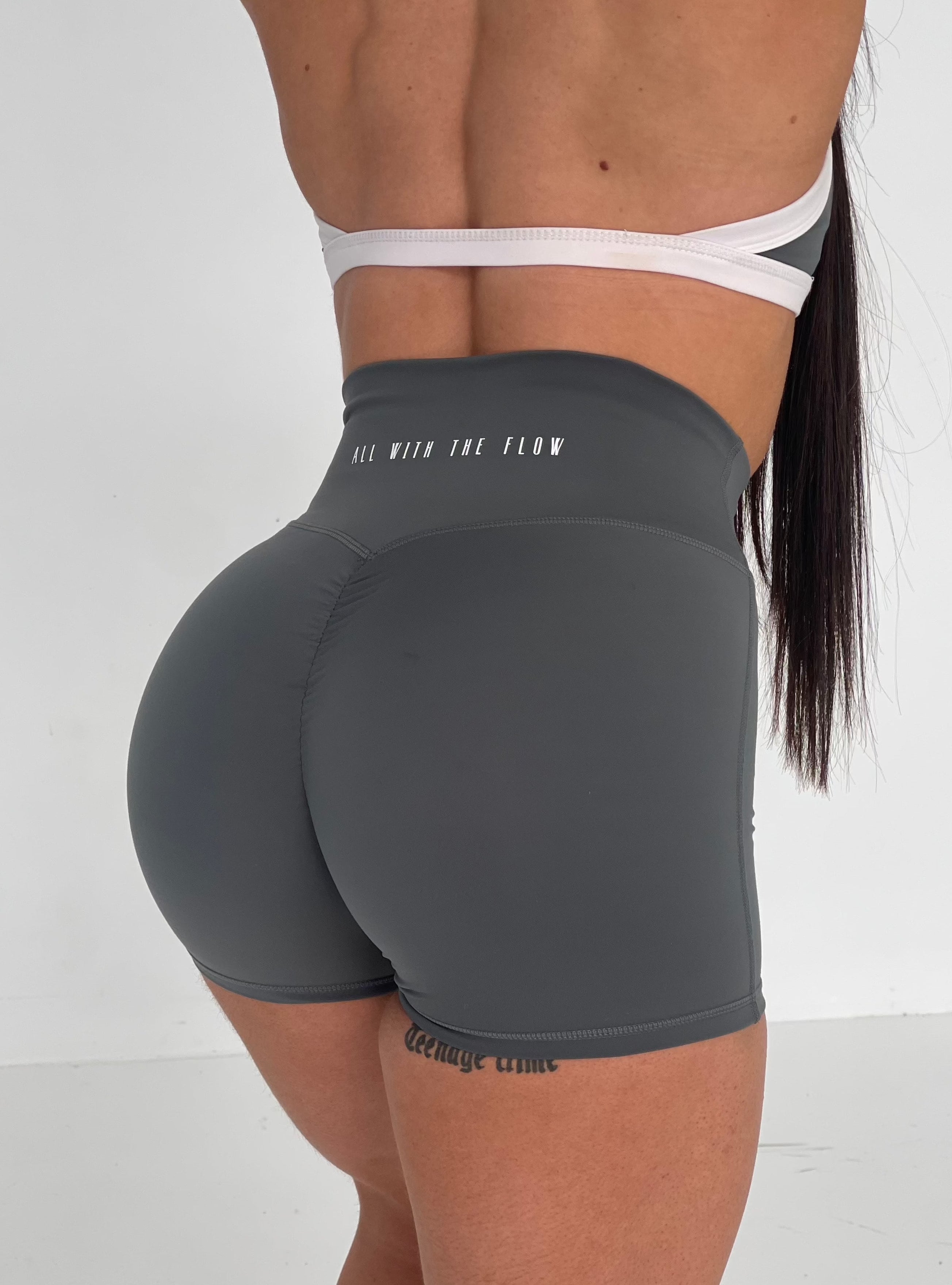 FlexTek Back Seam Booty Shorts